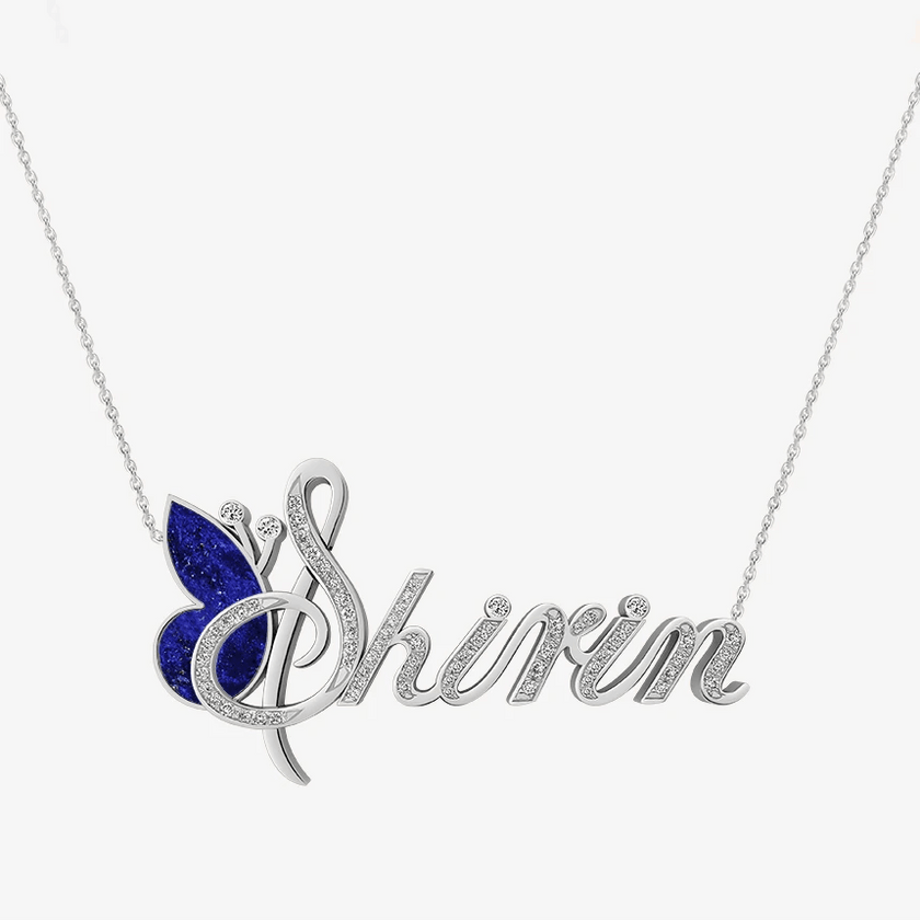 Alaghband Shirin Necklace with Semi - Precious Stone - Alaghband Jewelry