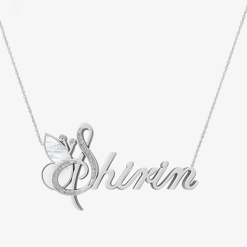 Alaghband Shirin Necklace with Semi - Precious Stone - Alaghband Jewelry