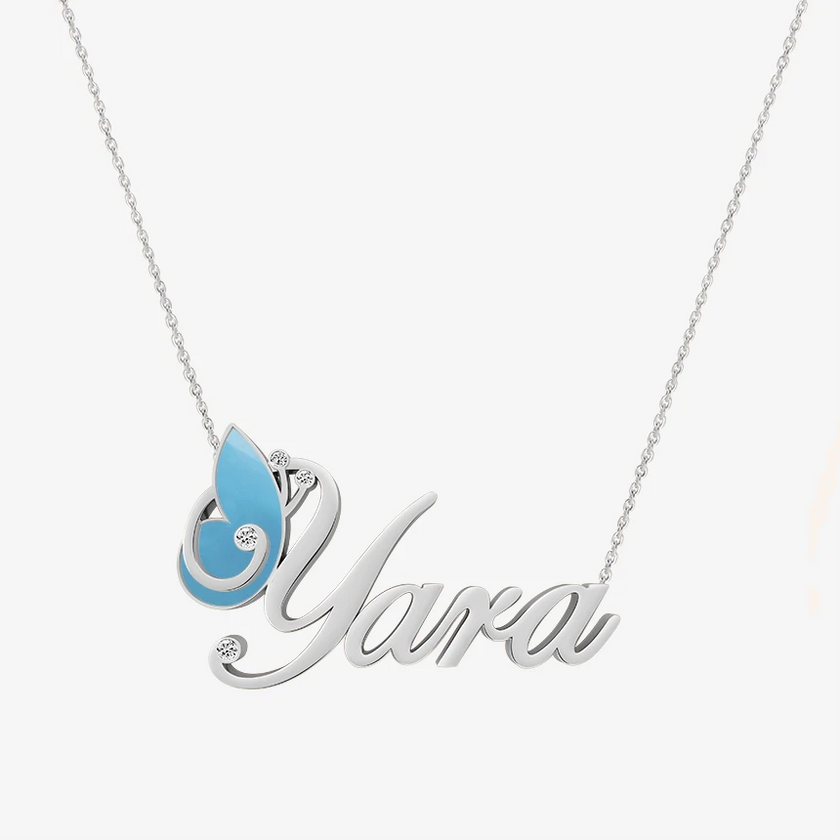 Alaghband Yara Necklace with Semi-Precious Stone