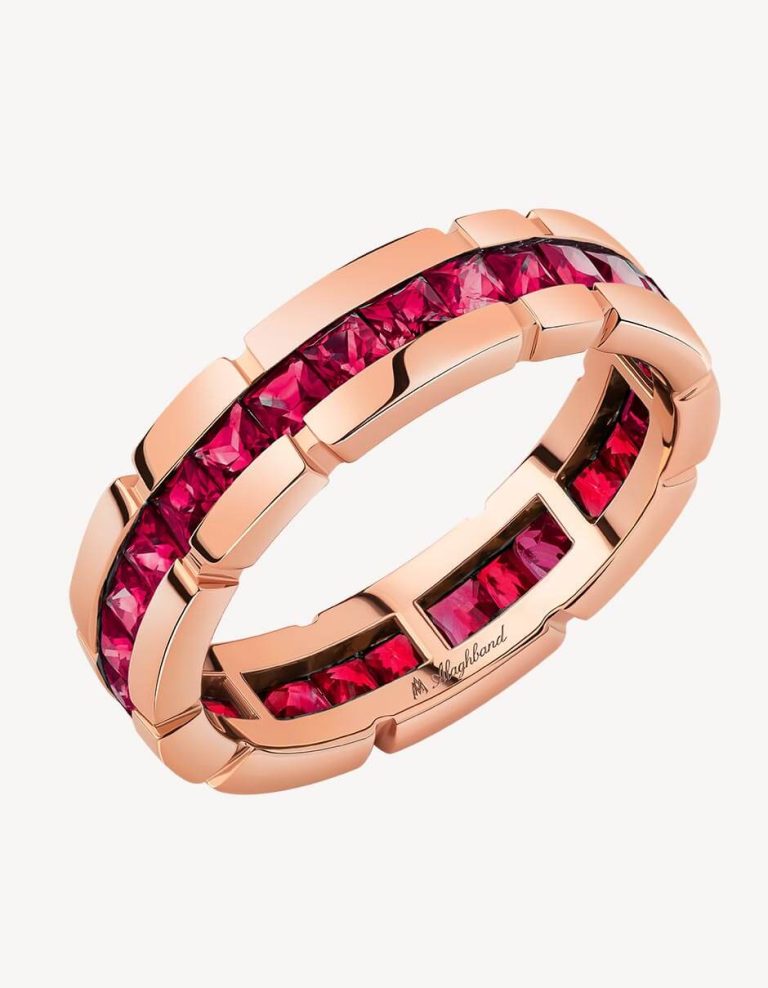 Alaghband Eternity Ring with Rubies