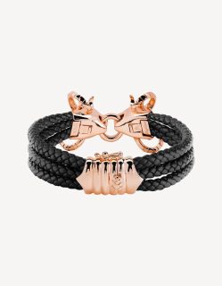 Alaghband Zodiac Libra Bracelet With Diamonds in Rose Gold