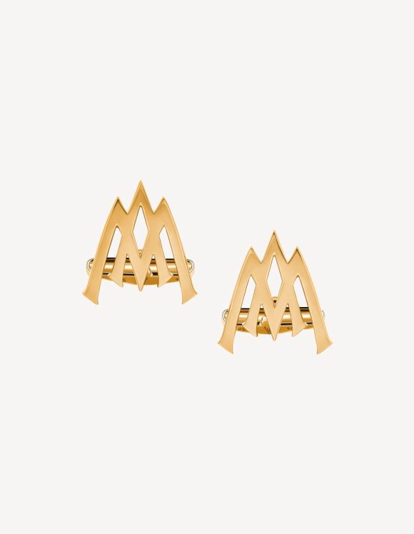 Alaghband Signature Cufflinks in Yellow Gold
