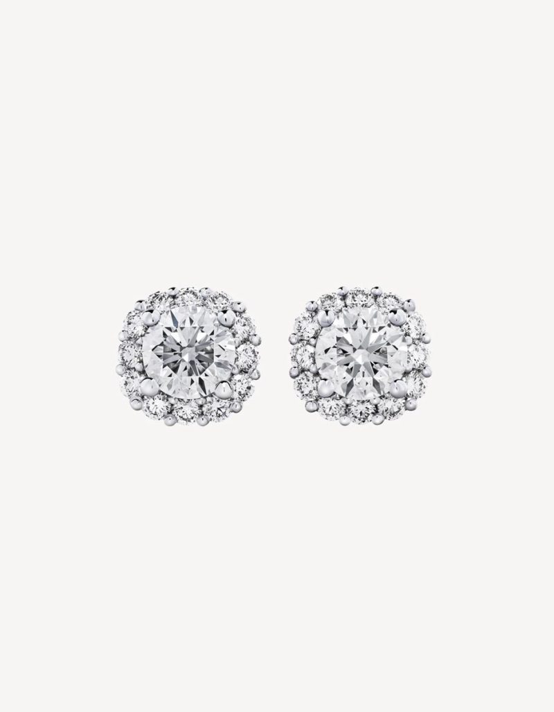 Alaghband Gala Earrings With Diamonds in White Gold